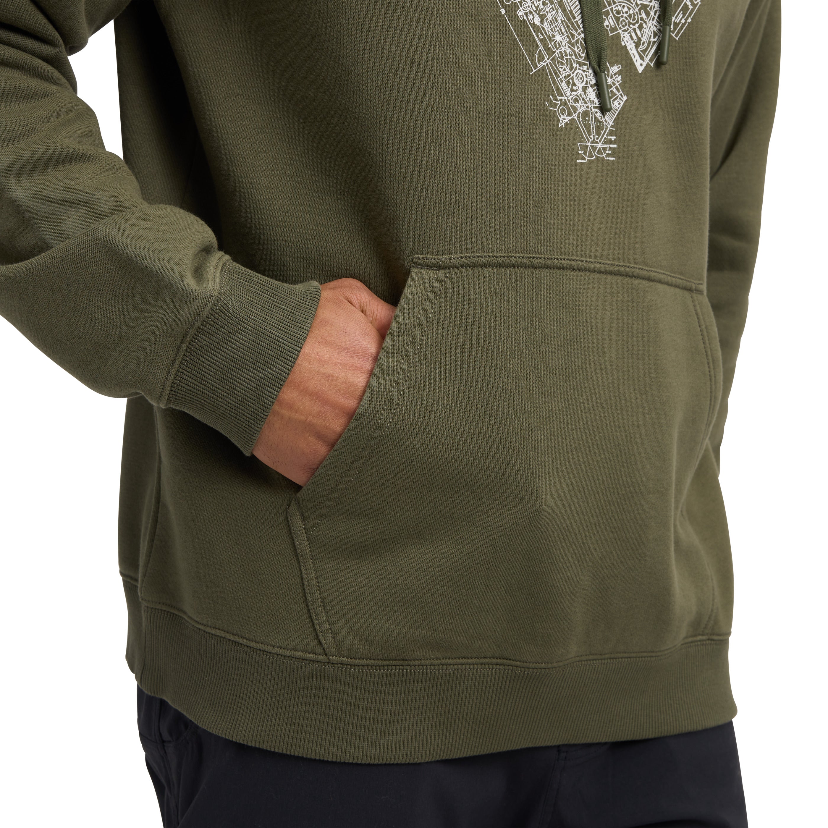 Men's Engineered Diamond Pullover Hoody - Image 12
