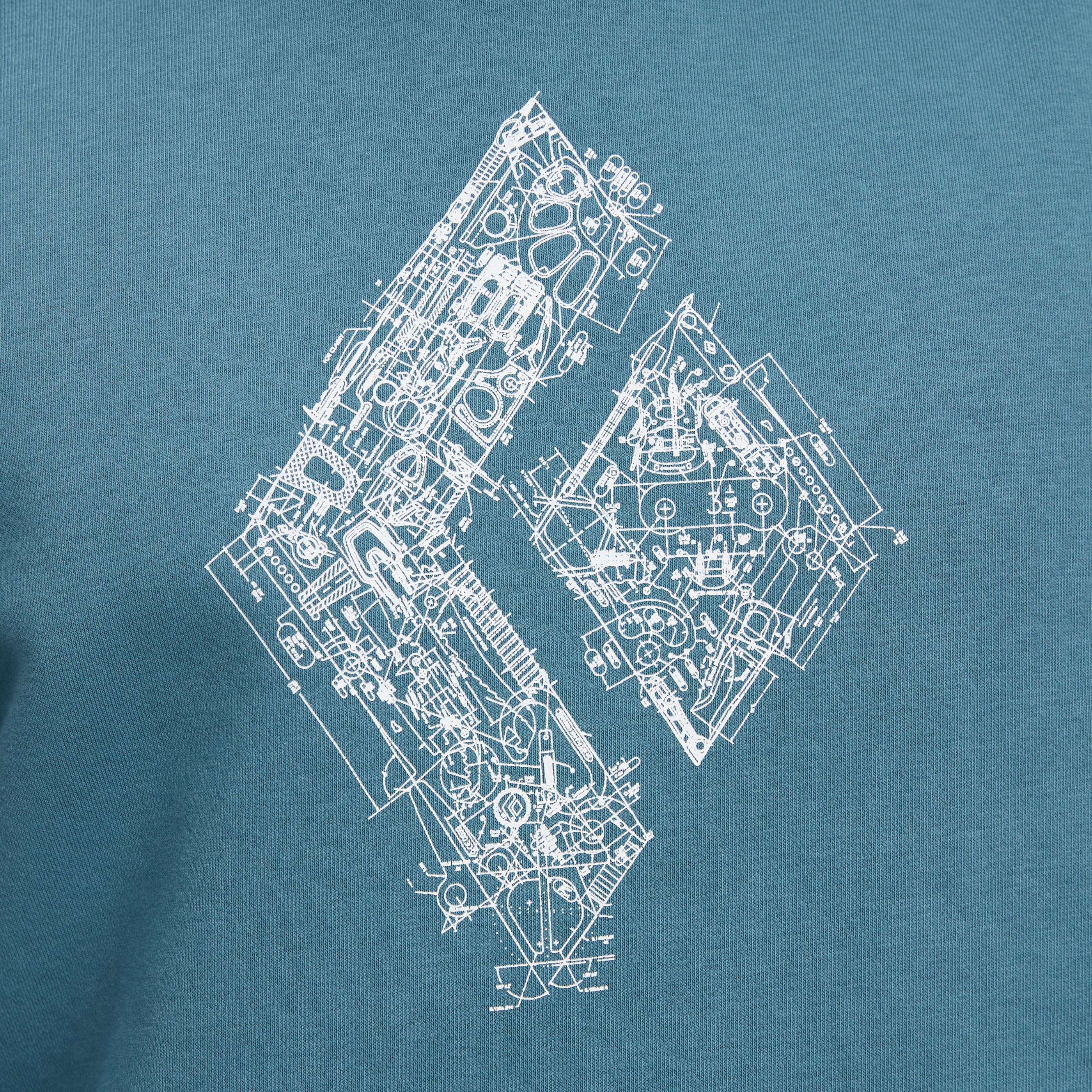Men's Engineered Diamond Pullover Hoody - Image 15