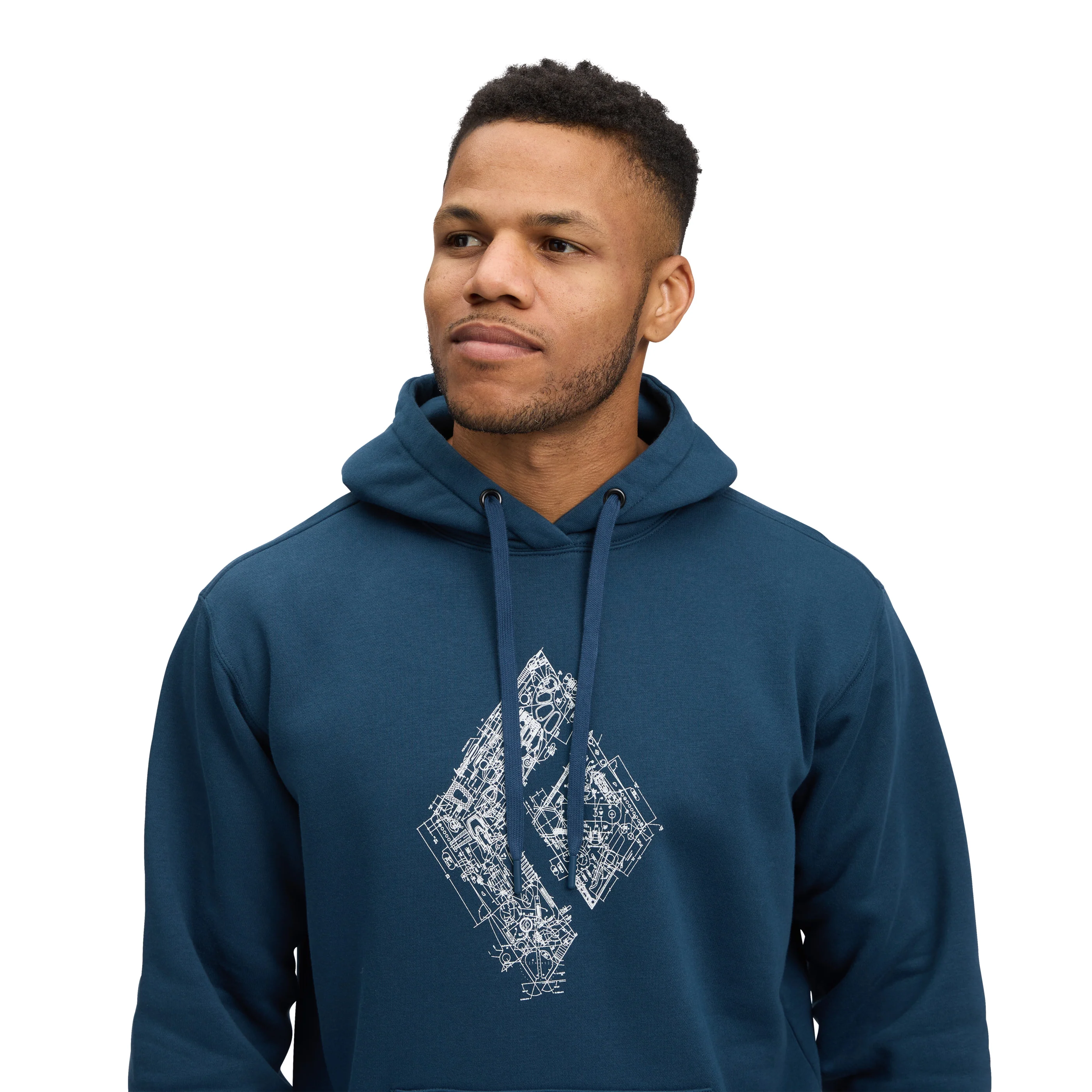 Men's Engineered Diamond Pullover Hoody - Image 22