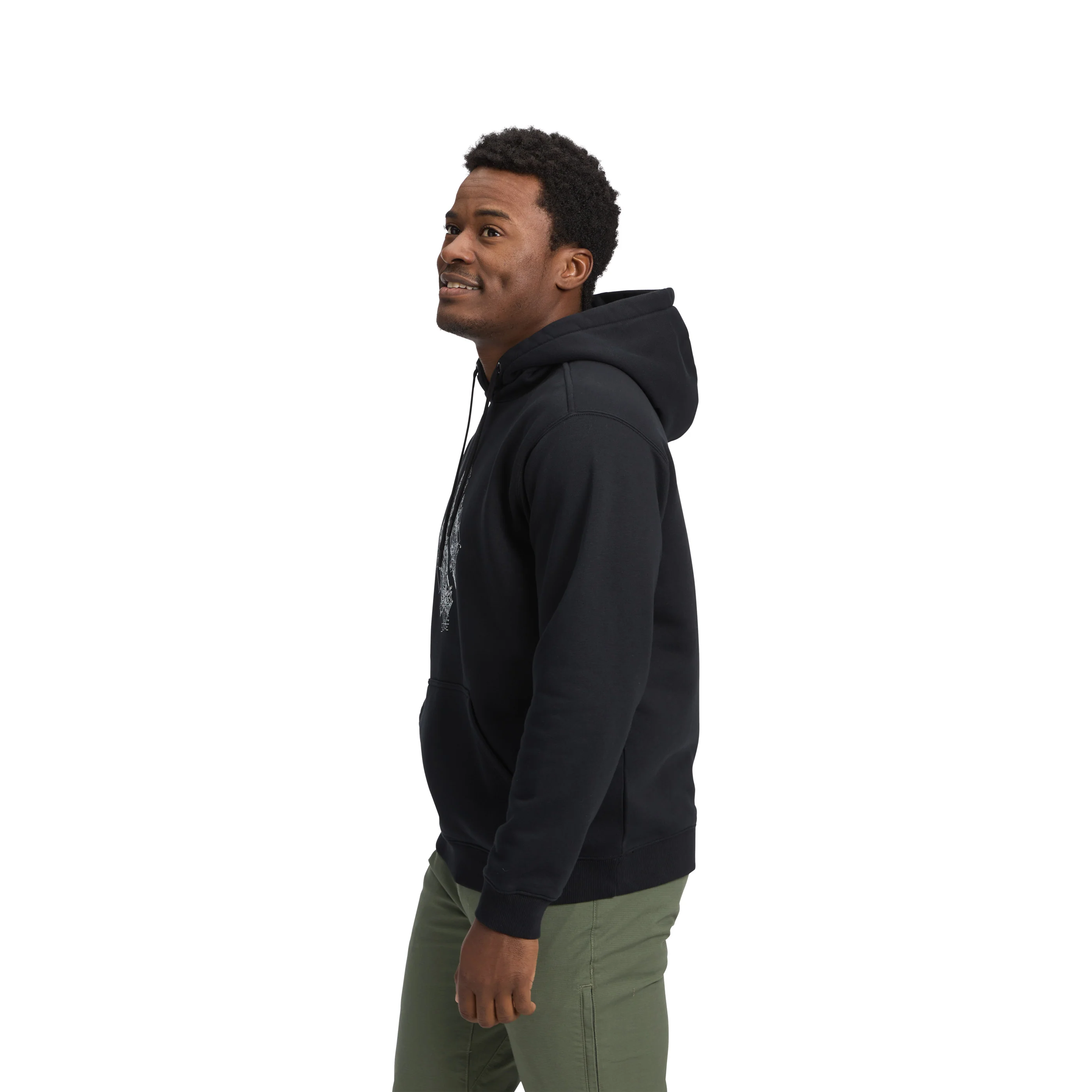 Men's Engineered Diamond Pullover Hoody - Image 4