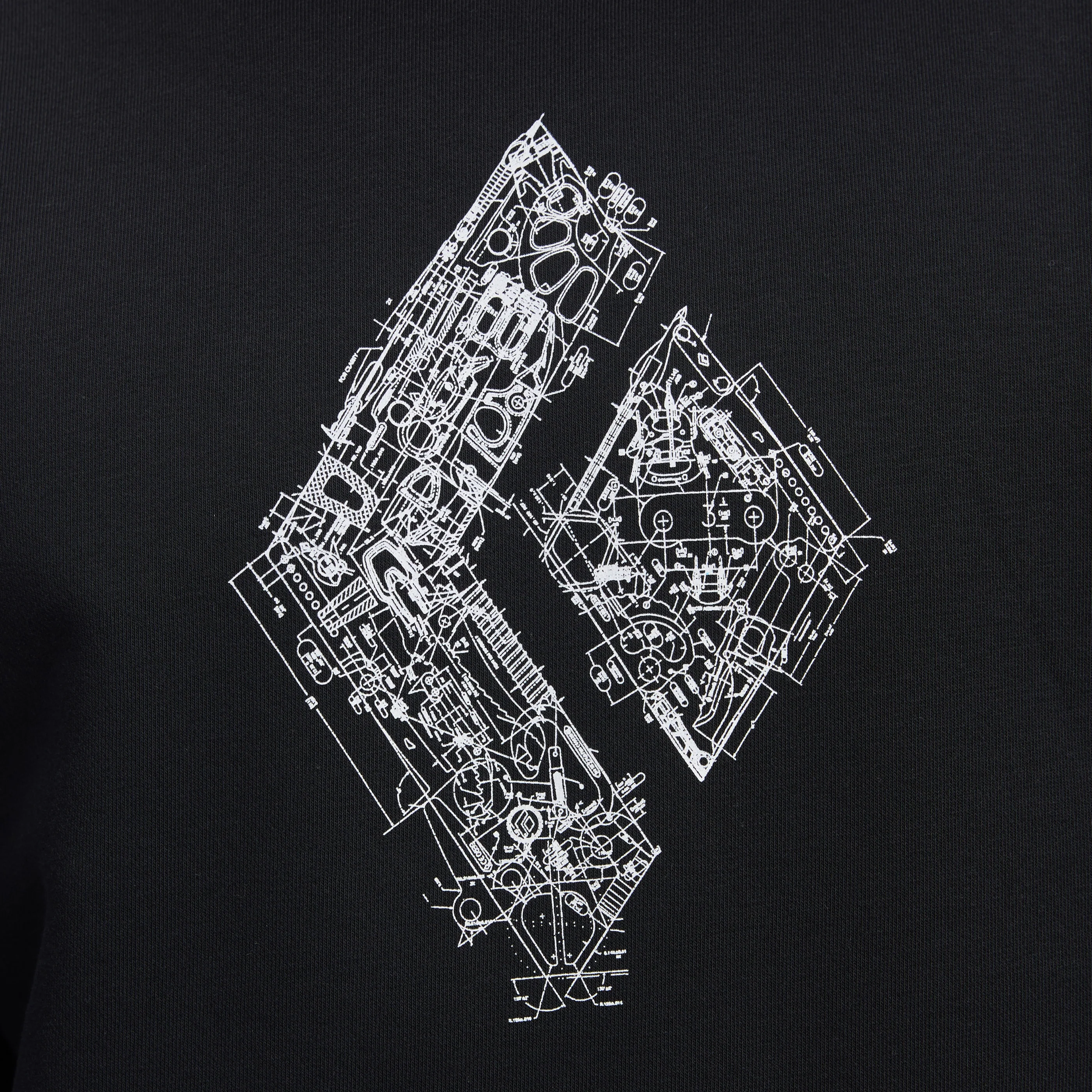 Men's Engineered Diamond Pullover Hoody - Image 5