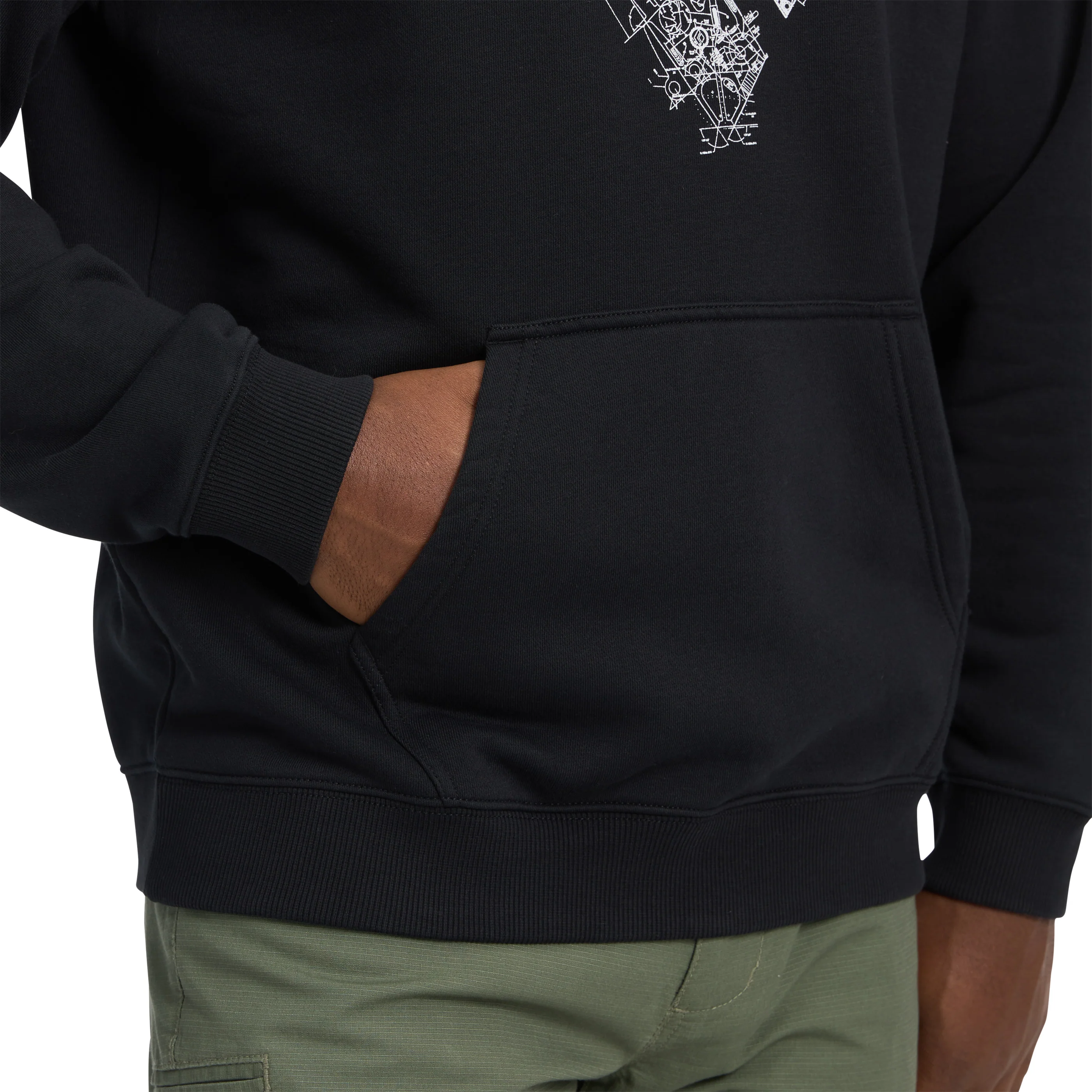 Men's Engineered Diamond Pullover Hoody - Image 6