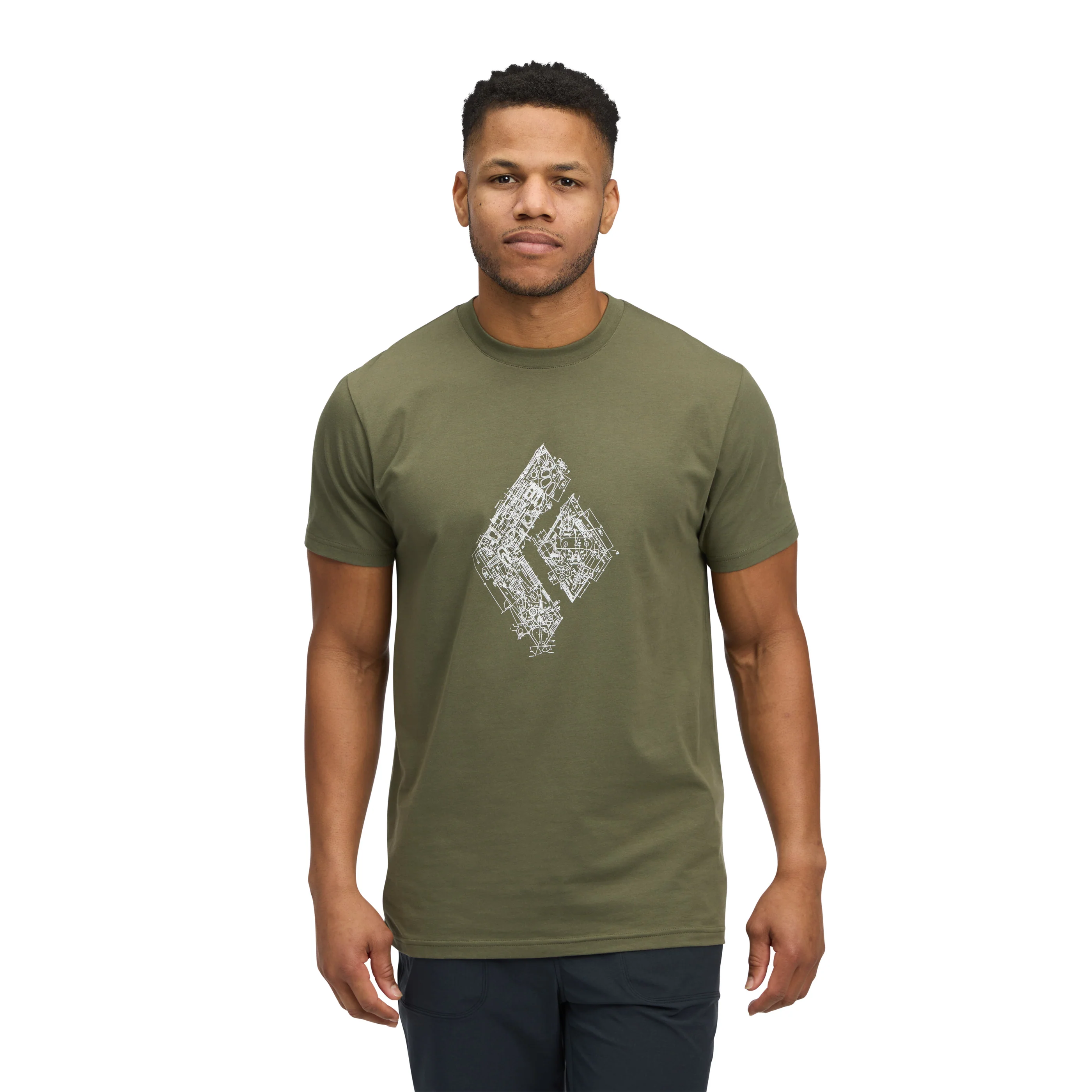 Men's Engineered Diamond Short Sleeve Tee - Image 13