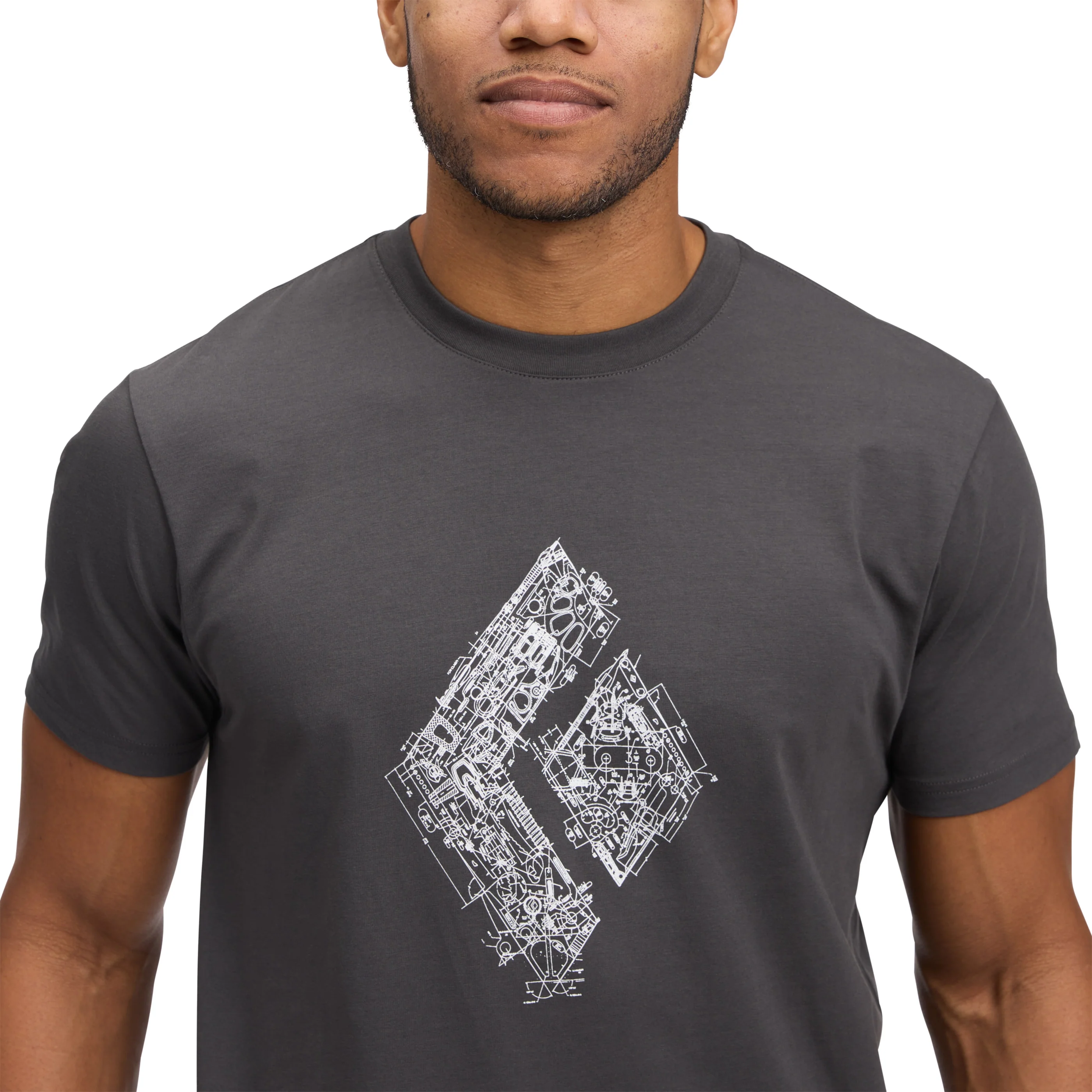 Men's Engineered Diamond Short Sleeve Tee - Image 4