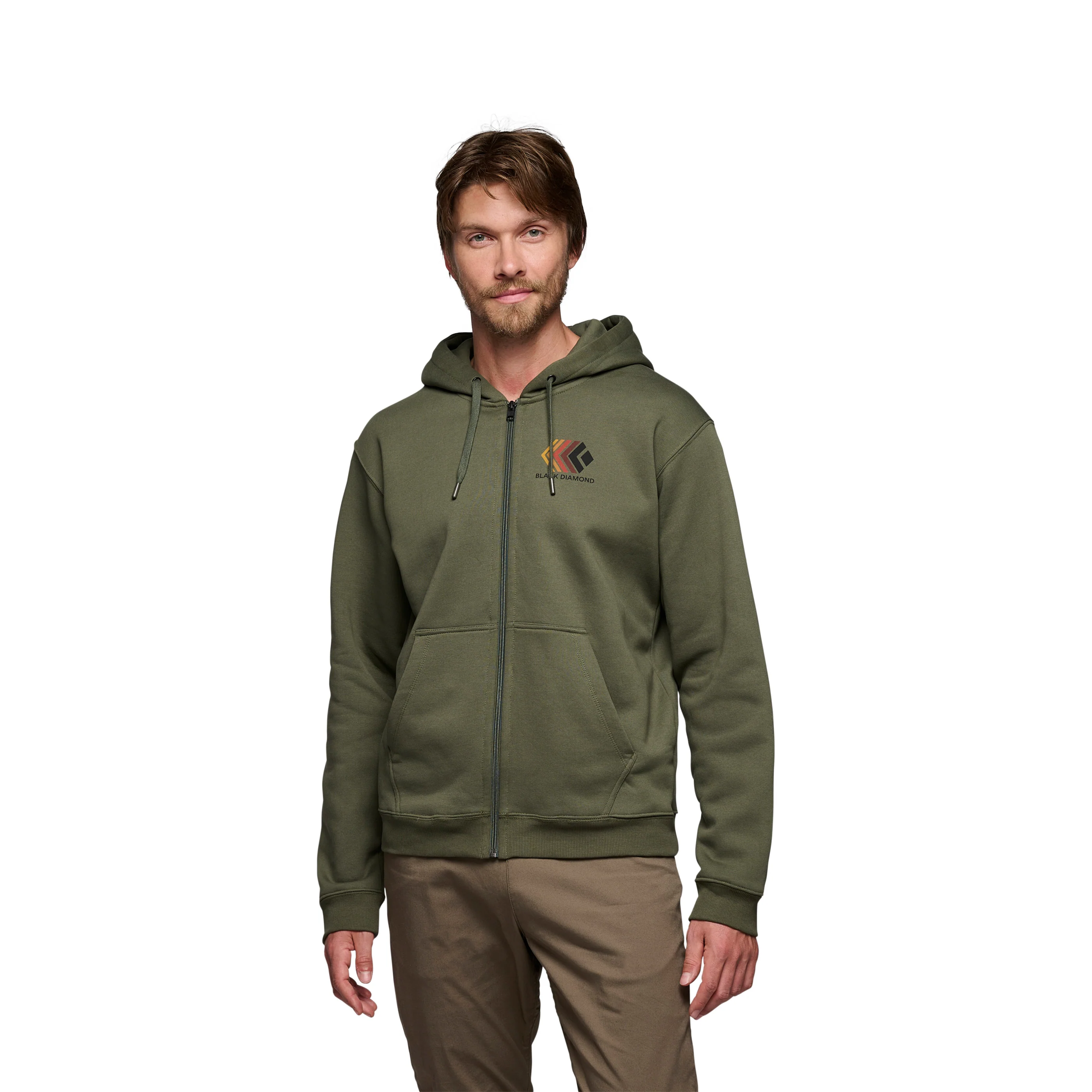 Men's Faded Full Zip Hoody - Image 4
