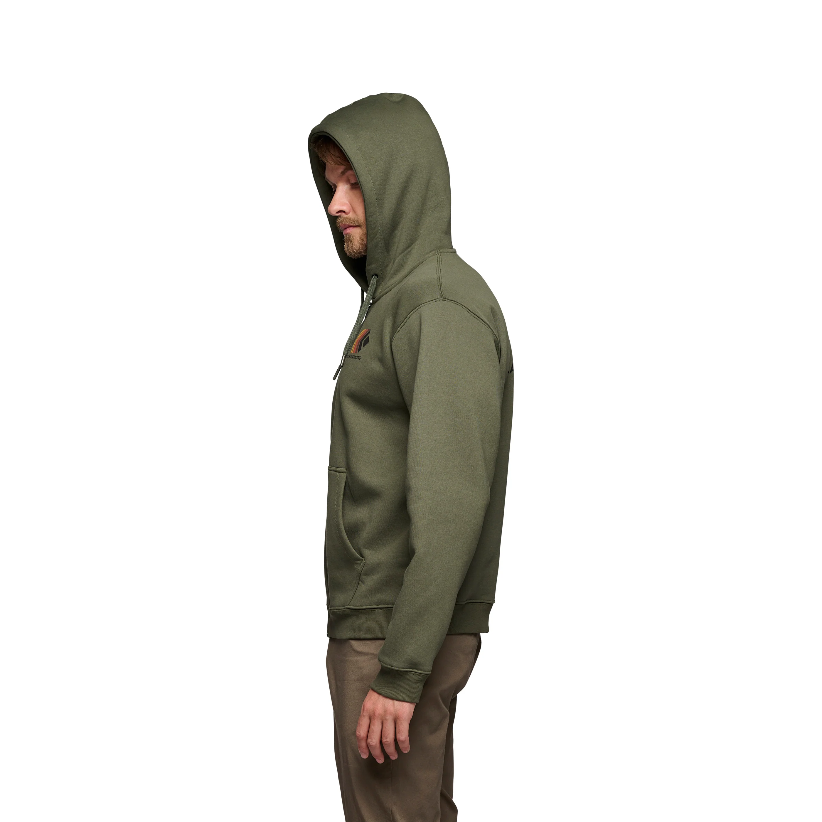Men's Faded Full Zip Hoody - Image 5