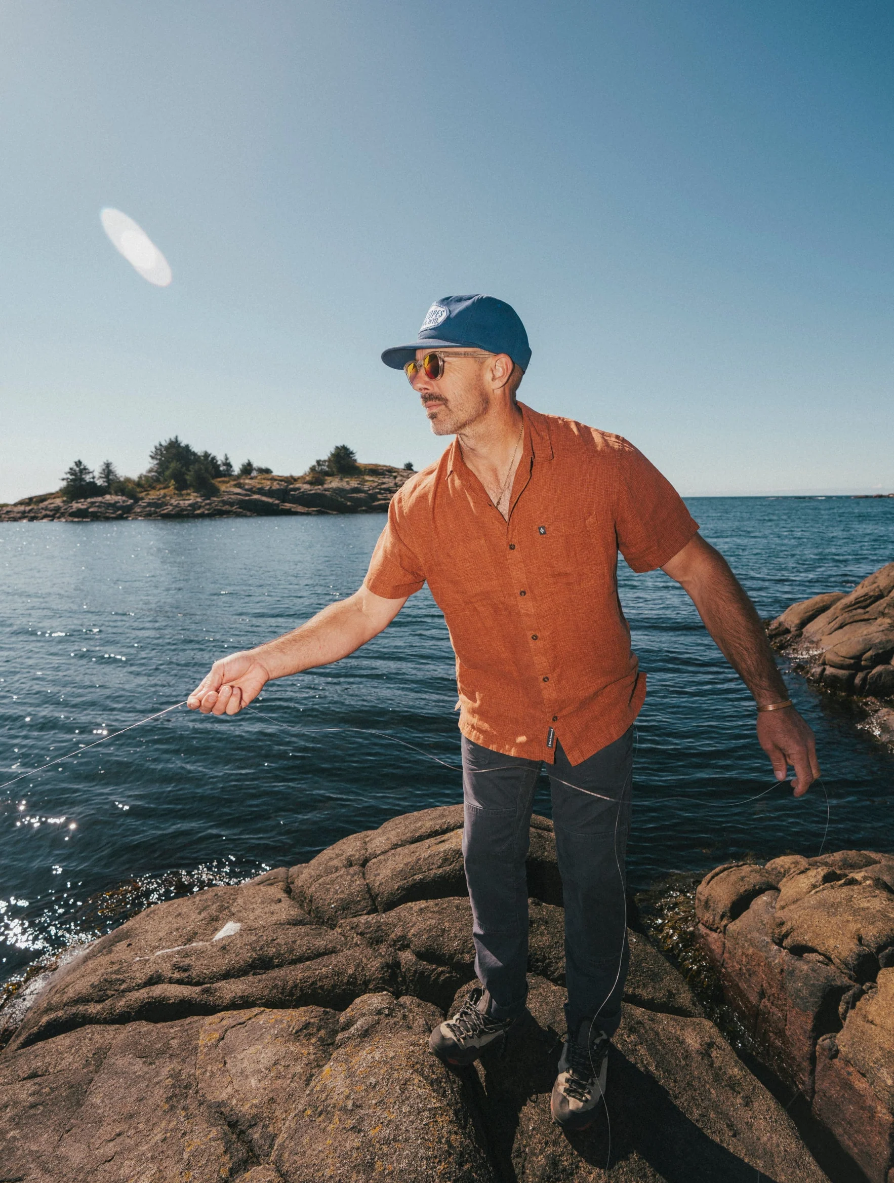Men's Scenic Route Short Sleeve Shirt - Image 2