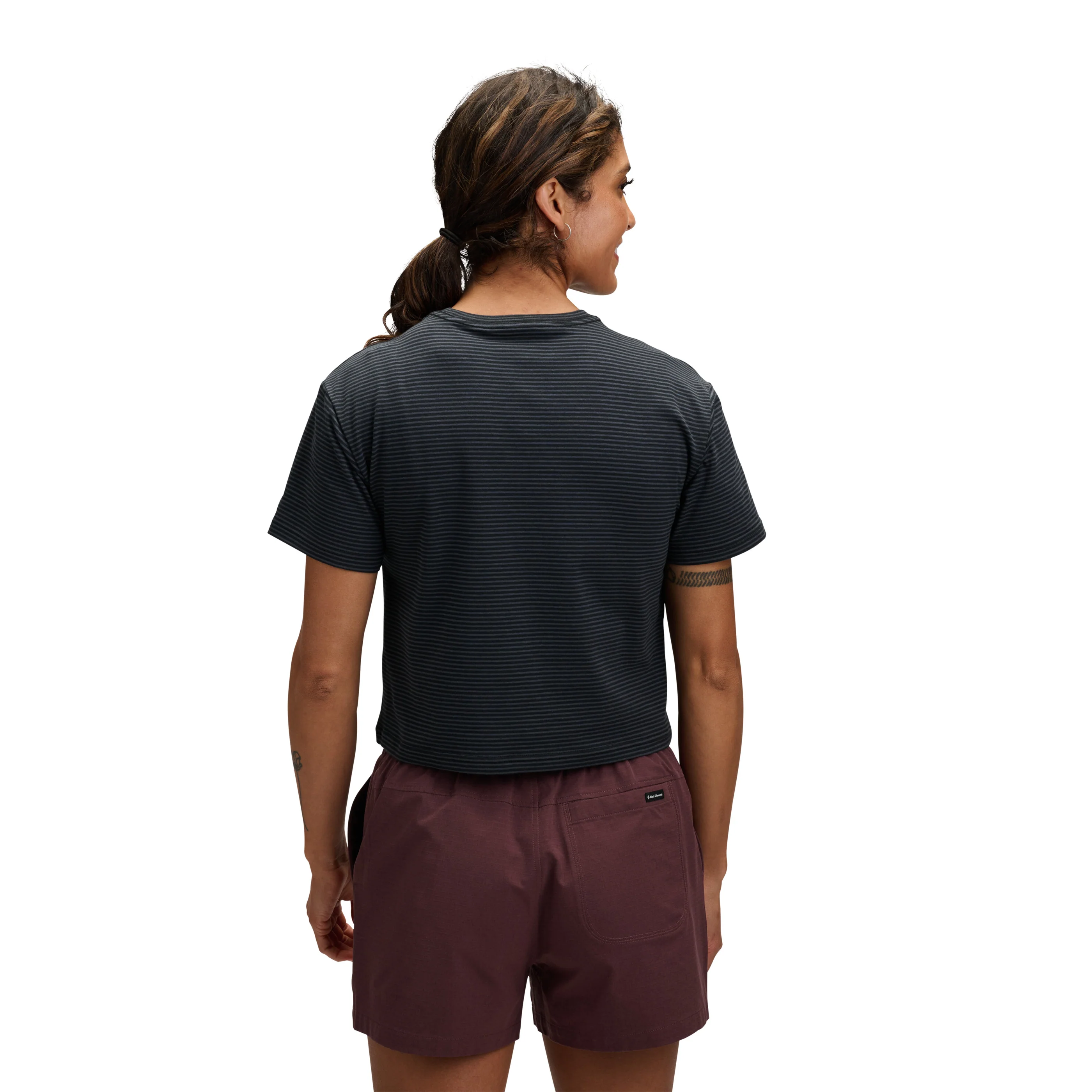 Women's BD Stripe Crop Short Sleeve Tee - Image 5