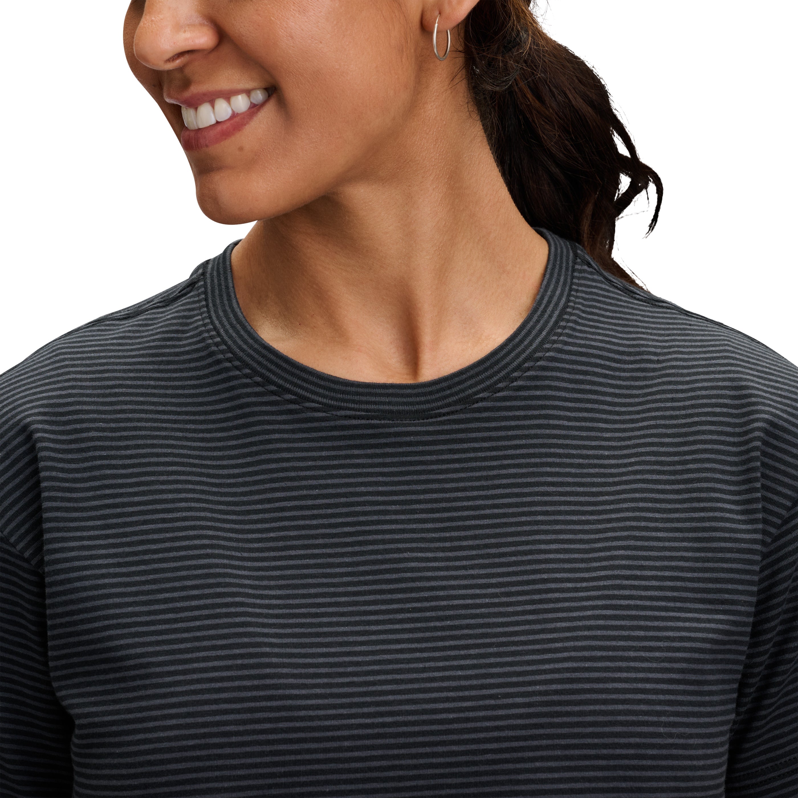 Women's BD Stripe Crop Short Sleeve Tee - Image 7