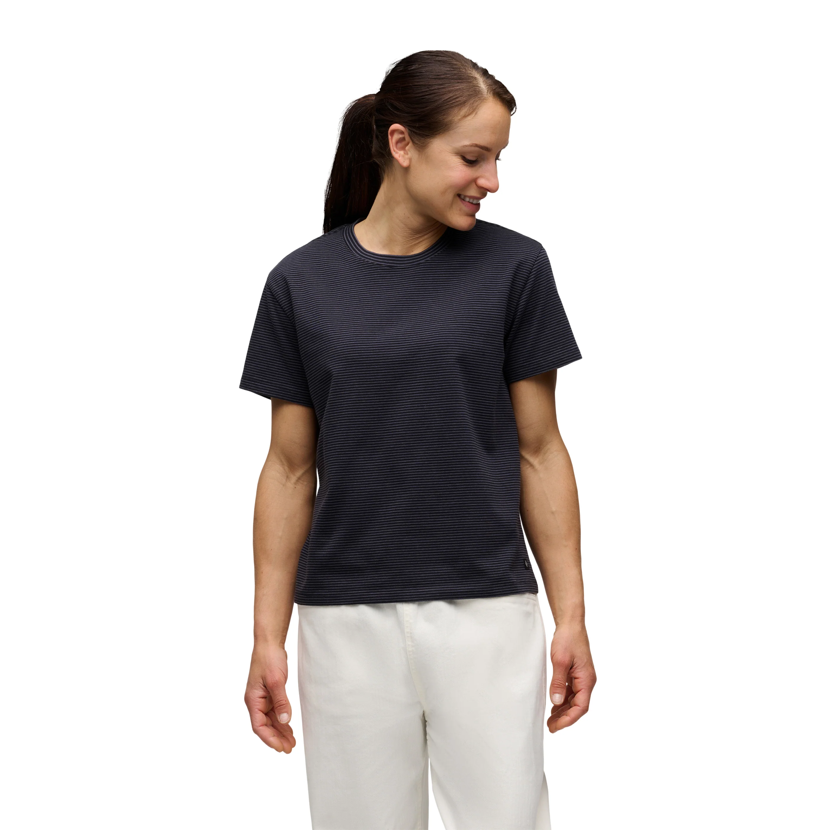 Women's BD Stripe Short Sleeve Tee Long - Image 2