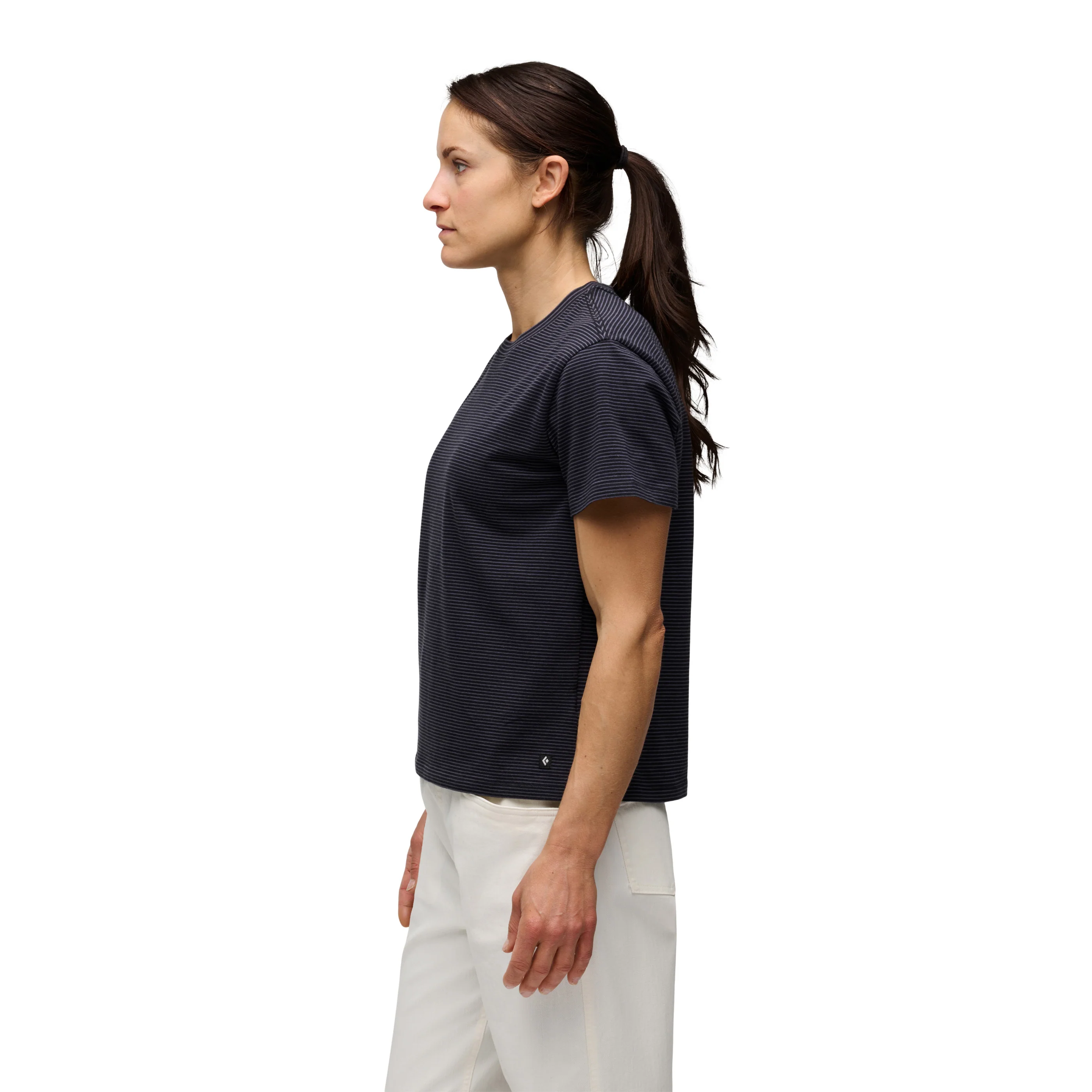 Women's BD Stripe Short Sleeve Tee Long - Image 4
