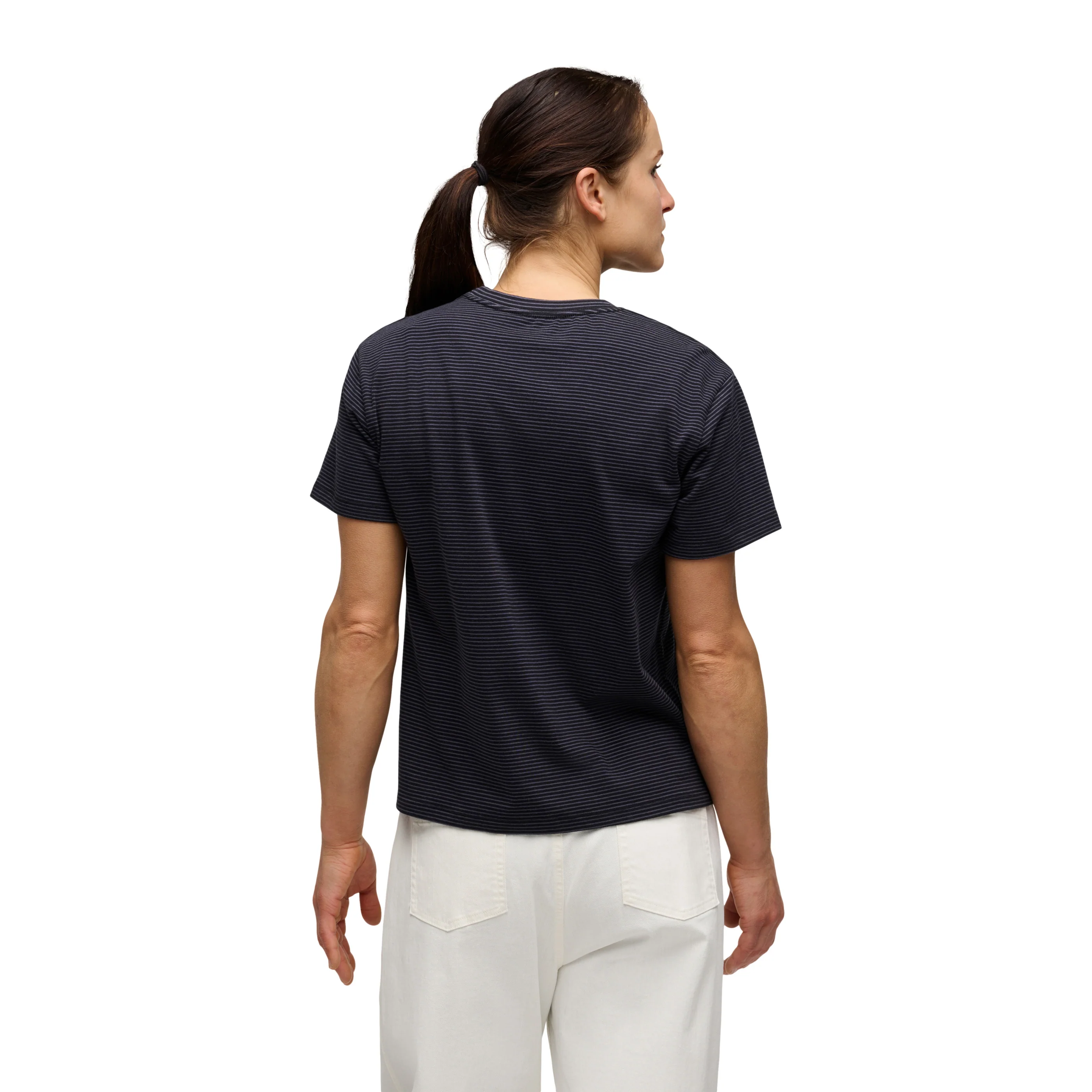 Women's BD Stripe Short Sleeve Tee Long - Image 5
