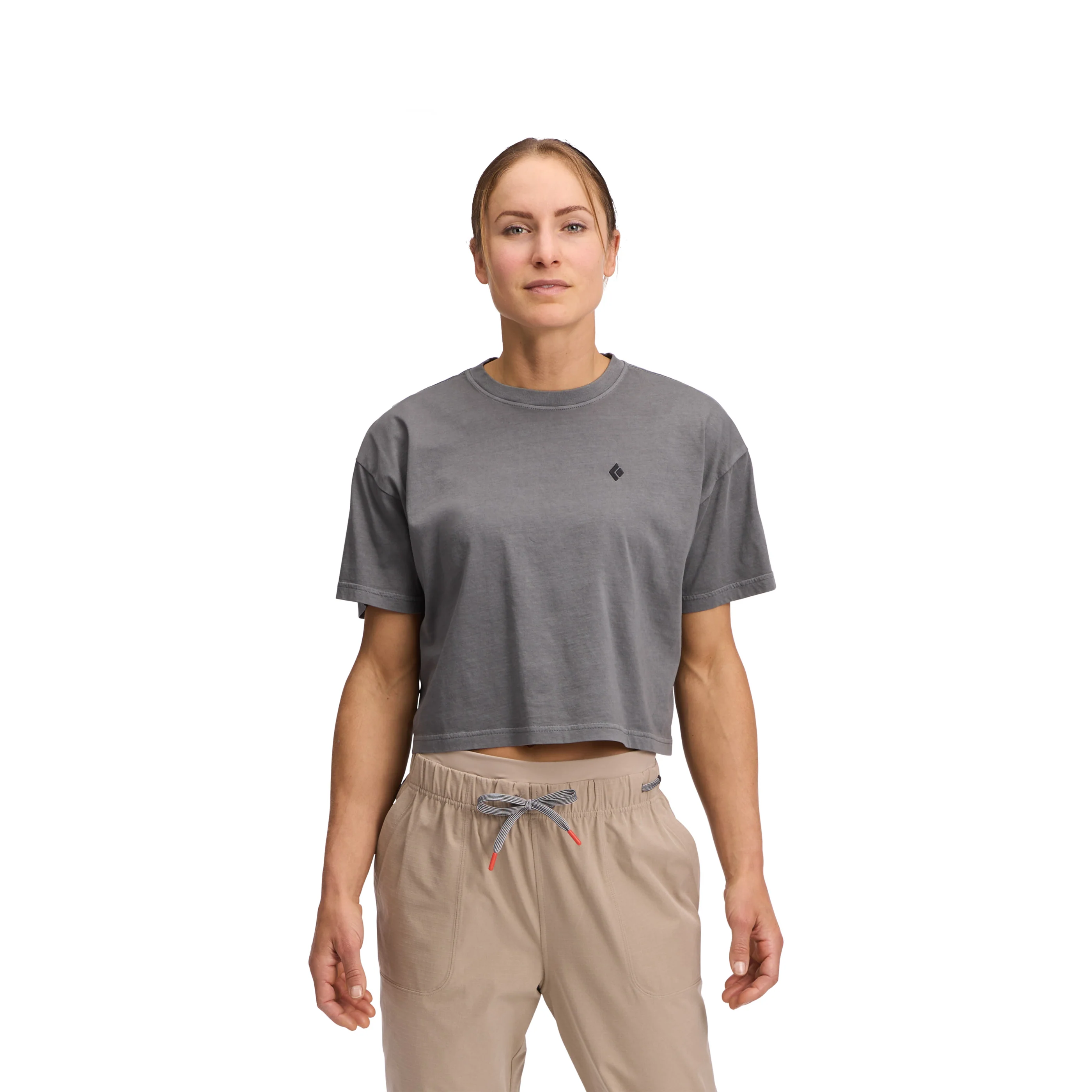 Women's Diamond Crop Short Sleeve Tee - Image 2