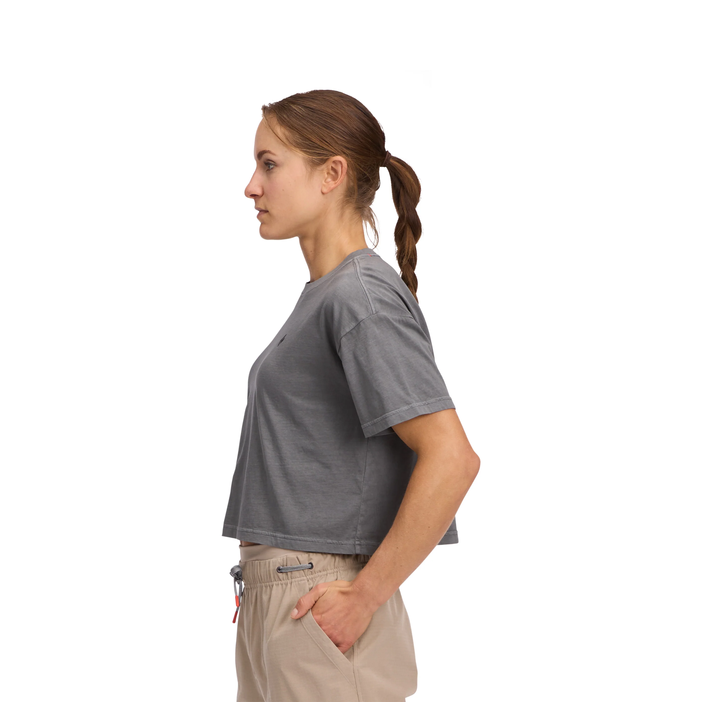Women's Diamond Crop Short Sleeve Tee - Image 4