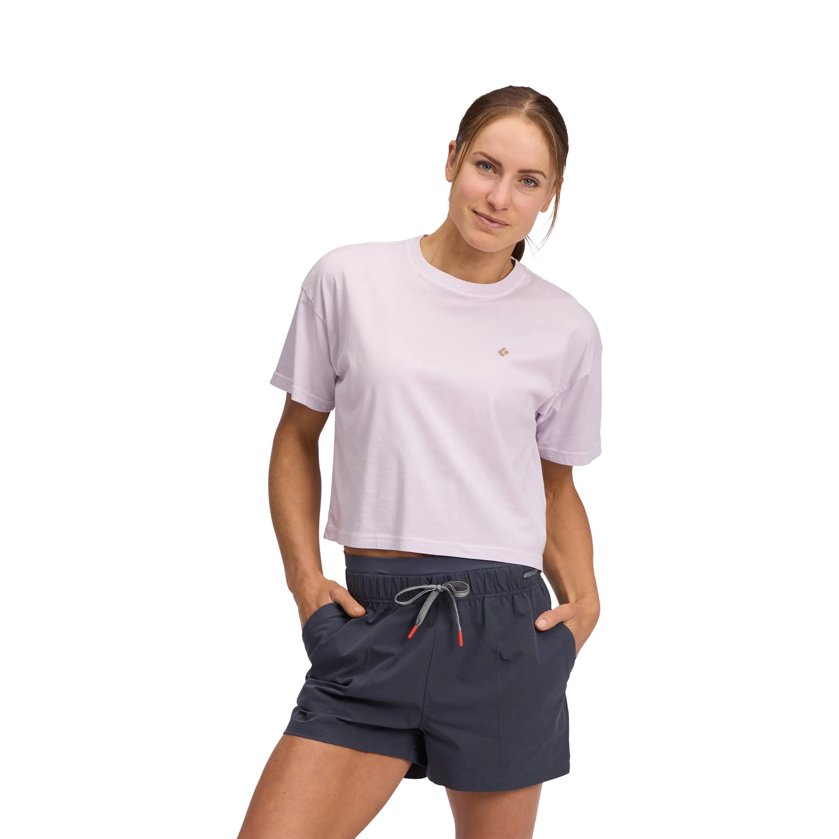 Women's Diamond Crop Short Sleeve Tee - Image 3