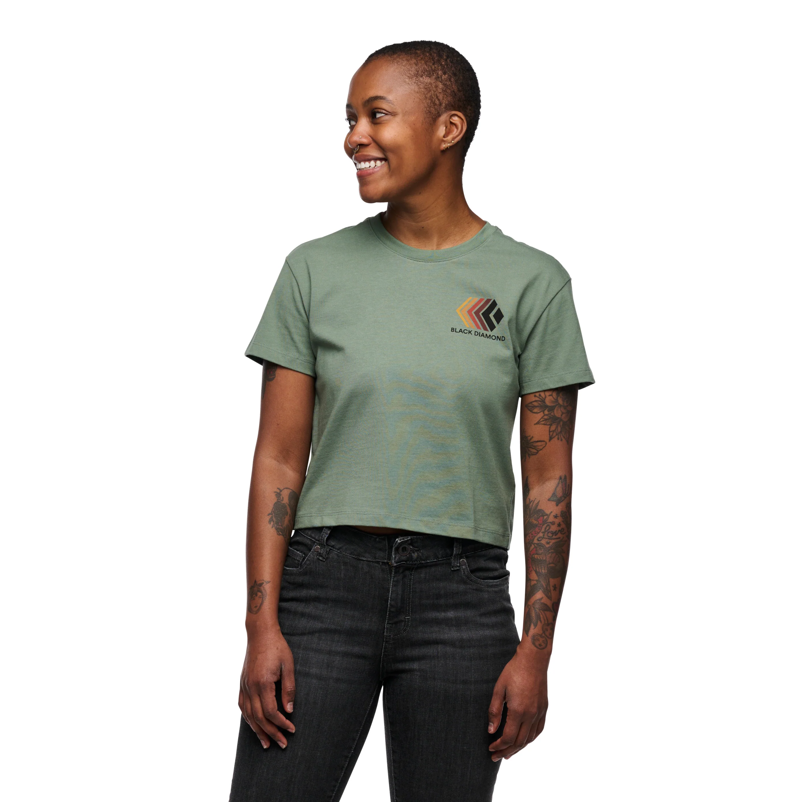 Women's Faded Crop Short Sleeve Tee - Image 17
