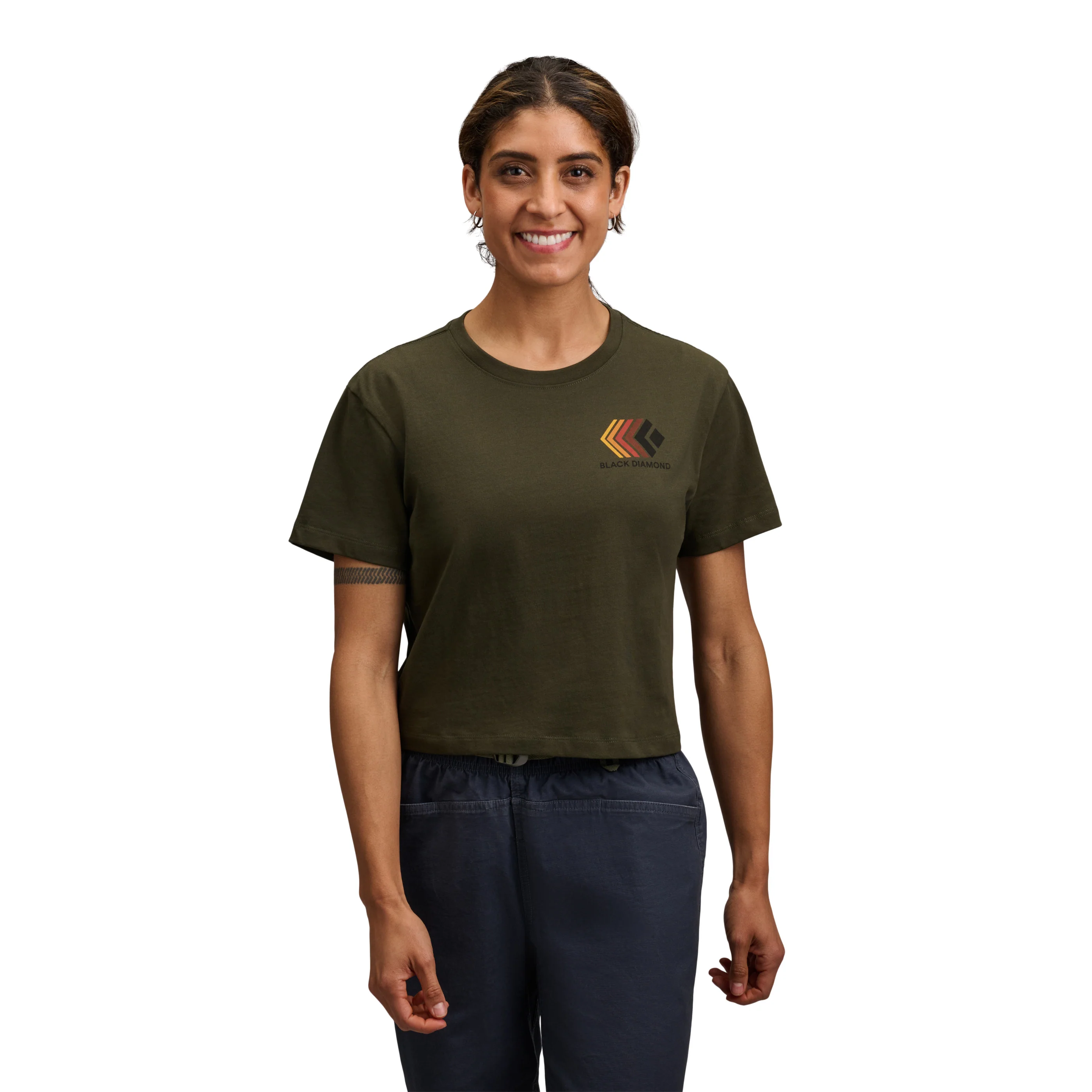 Women's Faded Crop Short Sleeve Tee - Image 2