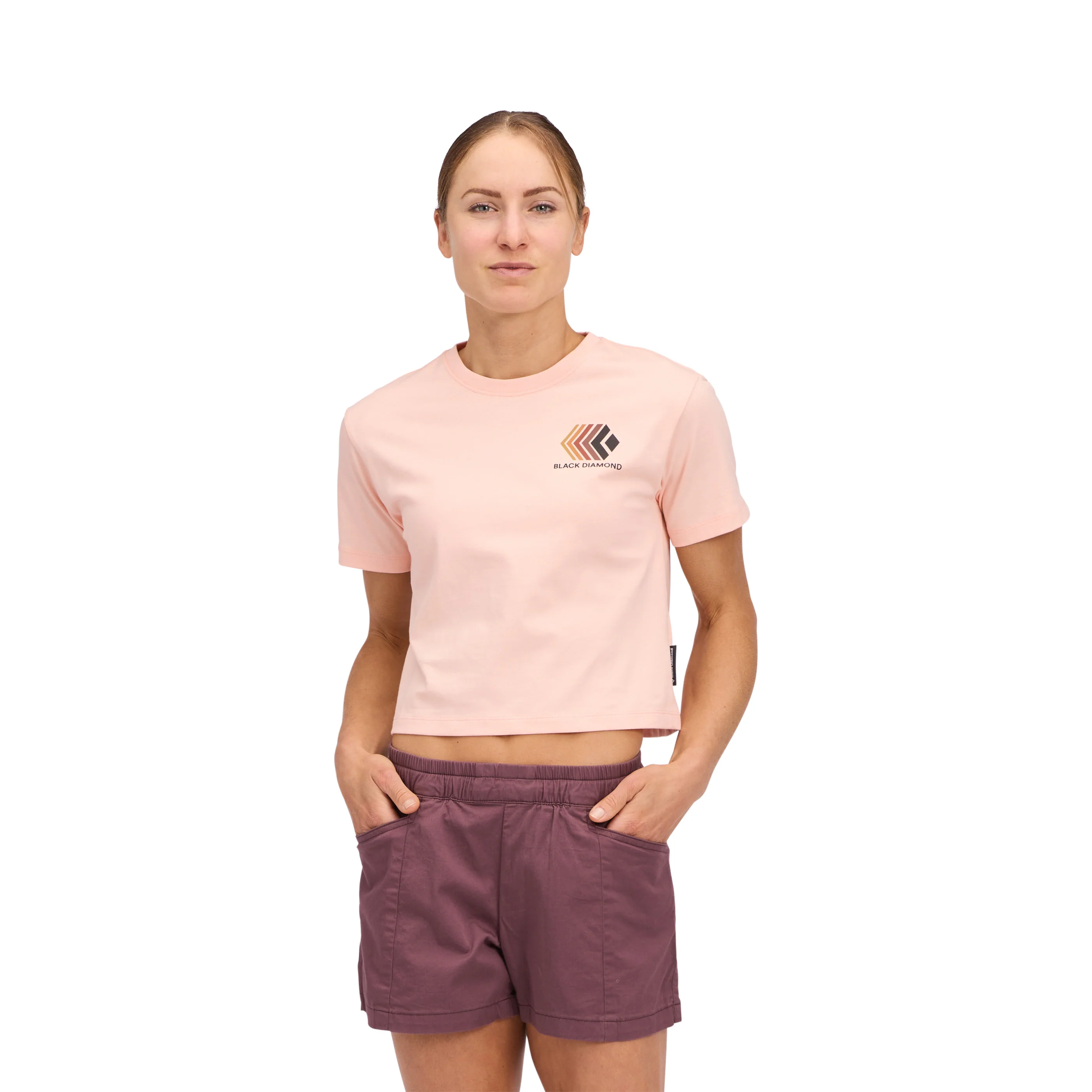 Women's Faded Crop Short Sleeve Tee - Image 32